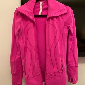 Lululemon sweater - Neon/hot pink. Size 4